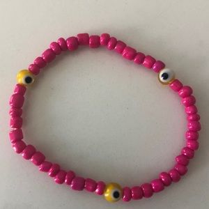 Evil Eye Beaded Bracelet Handmade